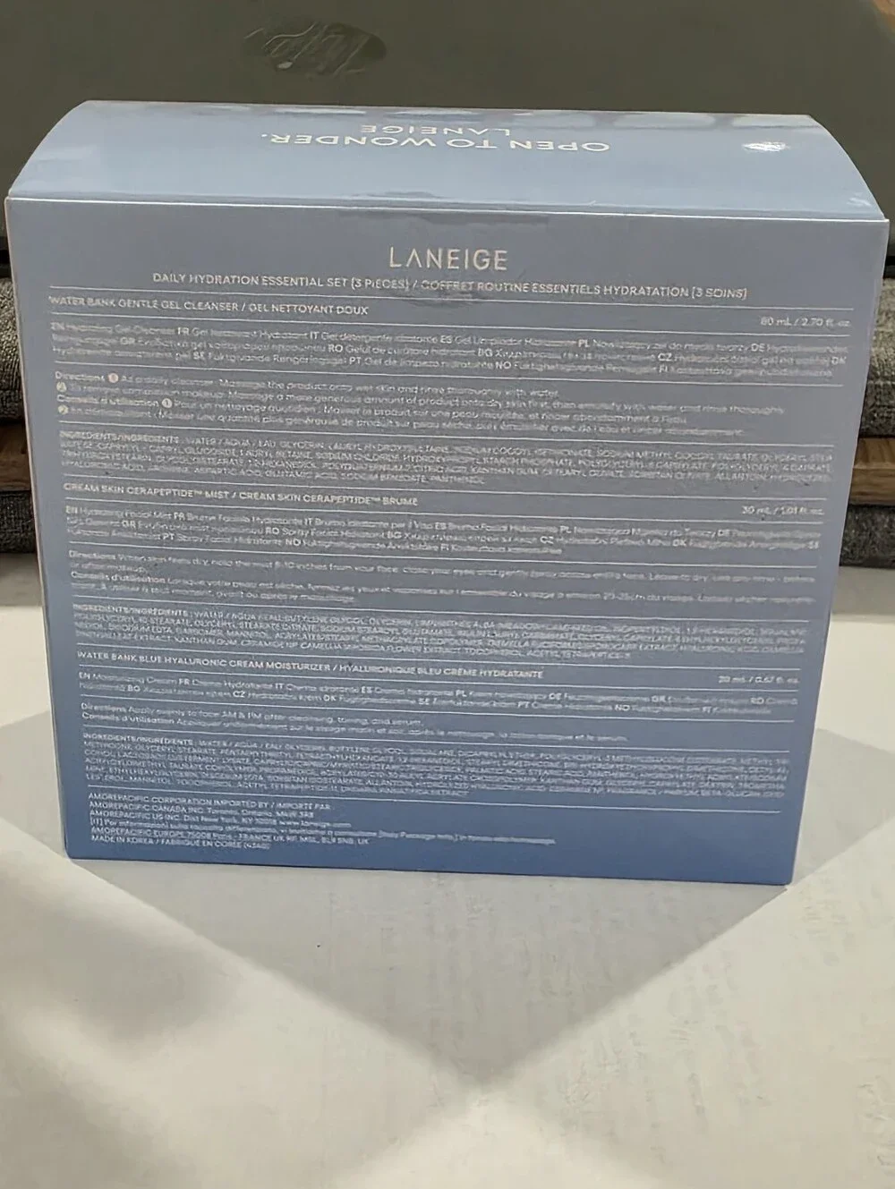 LANEIGE Daily Hydration Minis Essential Set. BNIB